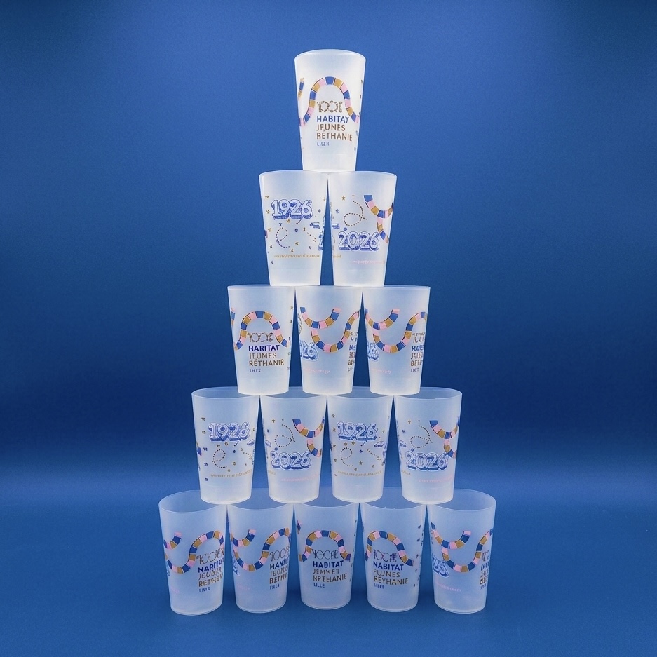 Ecocups personnalisés – Impression 360°